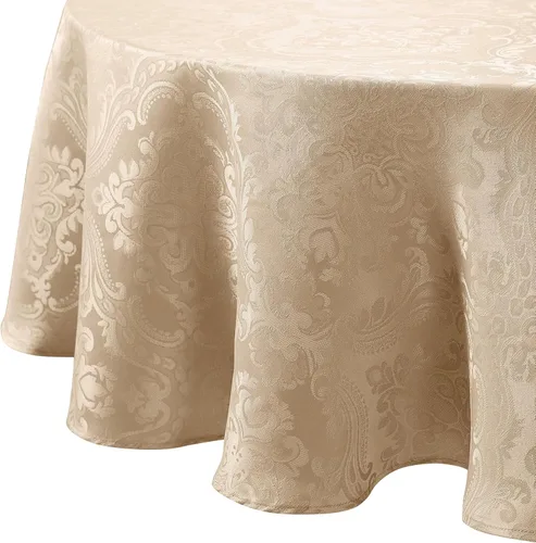 Vista 23 de Elrene Home Fashions Caiden Elegance - Servilleta, diseño de Damasco Arándano