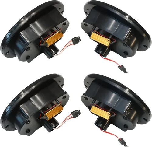 Vista 6 de Corvette C5 - Luces traseras LED para freno, lámpara de freno compatible con Chevy C5 Corvette 1997-2004 (NEGRO), sin arnés Hyperflash LFMOT00990
