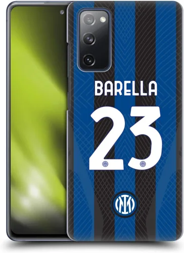 Vista 10 de Head Case Designs Officially Licensed Inter Milan Lautaro Martínez 2022/23 Players Home Kit Hard Back Case Compatible with Samsung Galaxy S20 FE / 5G