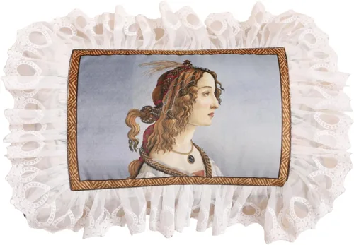 Vista 32 de patdrea Funda de almohada de terciopelo francés de diseño, 18 x 18 pulgadas Aviario