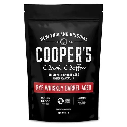 Vista 17 de Café envejecido en barril de whisky bourbon – tostado medio oscuro – Grano entero, granos colombianos envejecidos en barriles de whisky bourbon