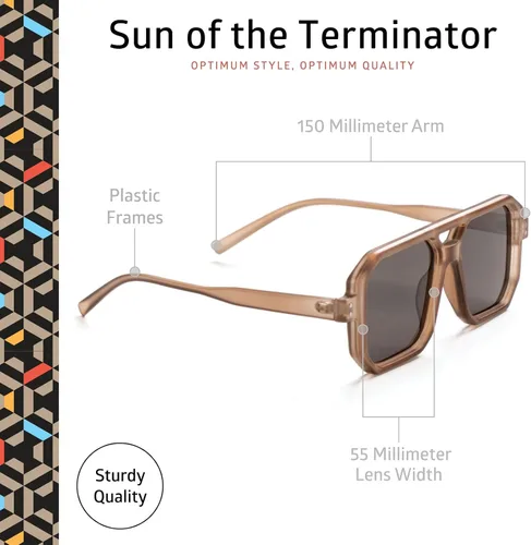 Vista 67 de OPTIMUM OPTICAL Gafas de sol protectoras UV atemporales para hombres y mujeres