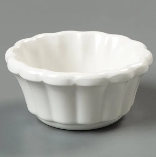 Vista 6 de Carlisle FoodService Products 4394303 Ramequín festoneado de melamina, 2 onzas, negro