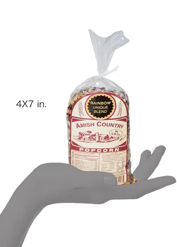 Vista 8 de Amish Country Popcorn Bolsa de 1 libra Granos de palomitas de maíz arcoíris Tradicional, sin OGM y sin gluten (Arcoíris - Bolsa de 1 libra)