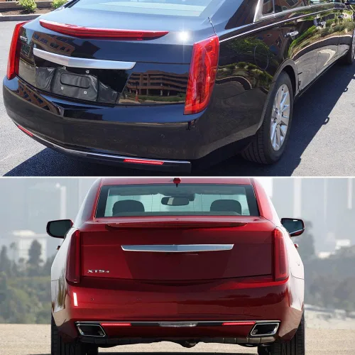 Vista 8 de 3 EN 1 LED Lente Roja Para 2013 2014 2015 2016 2017 Cadillac XTS Reflector de Parachoques Luces Traseras Señal de Giro Freno Luz de Stop