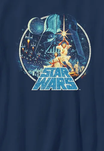 Vista 3 de STAR WARS Vintage Victory Boy's Premium Solid Crew Tee