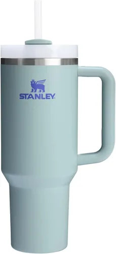 Vista 10 de STANLEY Quencher H2.0 Vaso Térmico con asa y pajilla, 64 onzas, tapa Flowstate de 3 posiciones, gran capacidad para viajes y deportes, vaso de acero