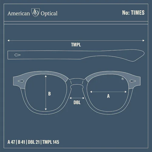Vista 4 de AO Times Gafas de sol - Cristal gris - Lentes de nailon AOLite verde calobar - 47-21-145