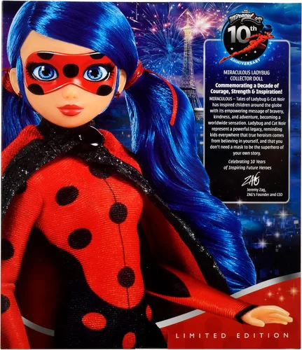 Vista 8 de Muñeca Coleccionista Aniversario 10 de Ladybug Milagrosa de Playmates Toys