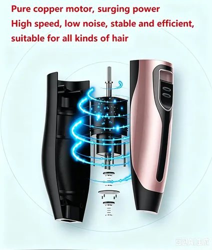 Vista 4 de Pink Cordless Dog Clippers for Small Dogs & Cats, Grooming Kit