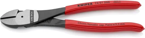 Vista 7 de KNIPEX - 74 01 250 Herramientas SBA - Cortadores diagonales de alto apalancamiento (7401250SBA), 10 pulgadas alicates de corte lateral