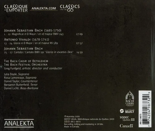 Vista 2 de Magnificat BWV 243 Cantata BWV 191 Gloria