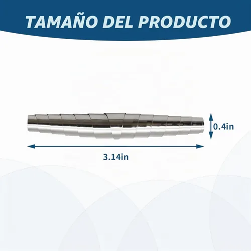 Vista 5 de 10 muelles de repuesto de 3.14 pulgadas para tijeras de podar de jardín, muelle de repuesto de acero inoxidable