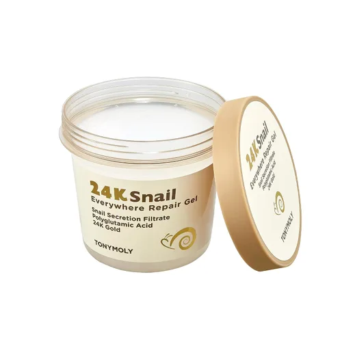 Vista 2 de TONYMOLY Gel reparador de caracol en todas partes, hidratante y rejuvenecedor para el cuidado de la piel para cara y cuerpo con filtrado