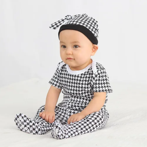 Vista 3 de Jimonda Conjunto de body para bebé, conjunto de 6 piezas, conjunto de pantalones para niños pequeños