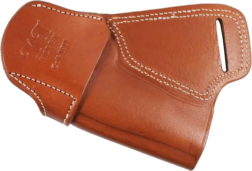 Vista 2 de Funda de Pistola de Cuero Artesanal Premium SOB (Small of Back)