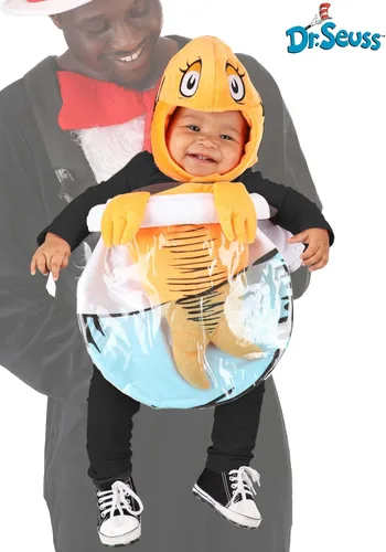 Vista 2 de Portabebés Dr. Seuss Fish Bowl Disfraces de cuentos estándar