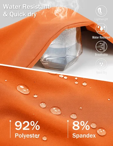 Vista 5 de MAGCOMSEN Pantalones deportivos para hombre con bolsillos con cremallera, pantalones deportivos ligeros para senderismo, correr, entrenamiento