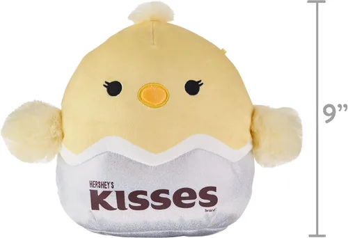 Vista 2 de Squishmallow Kellytoy 2023 Hershey Squad - Muñeca de peluche (8 pulgadas, Aimee The Chick Kisses)