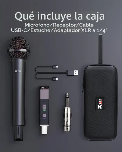Vista 9 de Sistema de micrófono inalámbrico profesional M5, +6 dB incorporado Ganancia