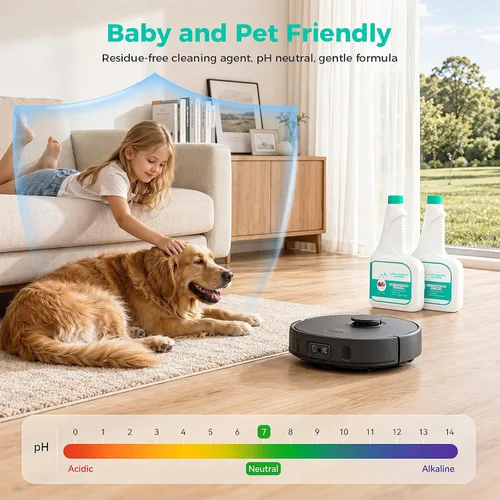 Vista 8 de Floor Cleaning Solution for eufy C28/C20/E25/E28/X10 Pro Omni Robot Vacuum
