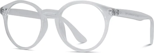 Vista 2 de WearMe Pro - Gafas redondas transparentes con marco transparente