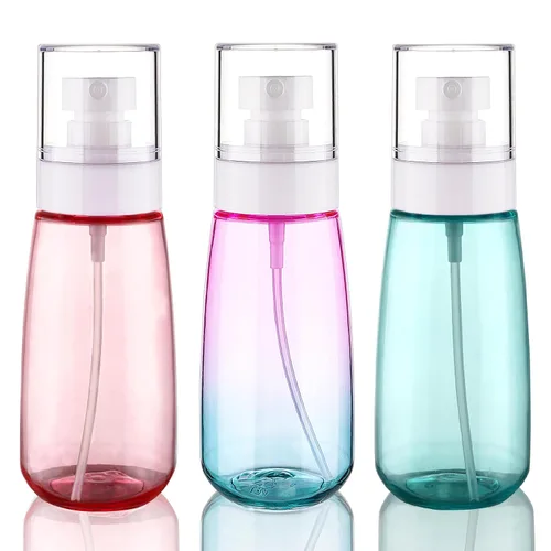 Vista 12 de Cosywell Botella de spray de viaje aprobada por la TSA de 2oz 60ml, paquete de 3, a prueba de fugas, nebulización fina, botella de spray de plástico