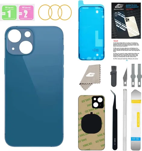 Vista 19 de Reemplazo de cristal trasero para iPhone 15Pro Max con herramientas Repir Big Hole OEM Rear Cover Glass Pre-Installed Internal Parts Easier