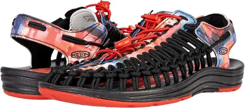 Vista 31 de KEEN Sandalias clásicas Uneek de dos cuerdas para hombre Timberwolf/Plaza Taupe