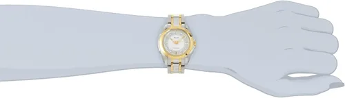 Vista 2 de Bulova 98P129 - Reloj precisionista chapado en iones de madera larga para mujer, Blanco, Reloj de cuarzo