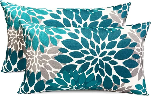 Vista 41 de Juego de 2 fundas de almohada decorativas negras boho 16x16 pulgadas, fundas de almohada de lino modernas estilo bohemia campestre para exteriores