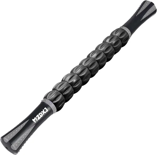 Vista 25 de Rodillo de masaje muscular - Pistola de fascia de tejido profundo para alivio del dolor miofascial, drenaje linfático y escultura corporal
