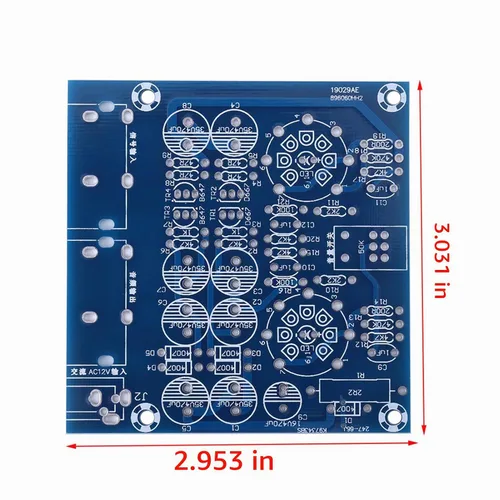 Vista 2 de Placa PCB Kit de bricolaje Tubo de electrones de vacío Kit de amplificador de tubo de bricolaje Kit de amplificador de tubo de válvula