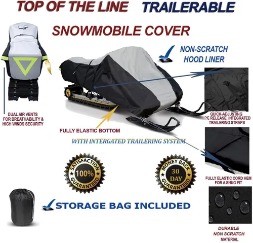 Vista 2 de Funda remolque de gran calidad para gato Arctic King Cat 900 162 2005 2006