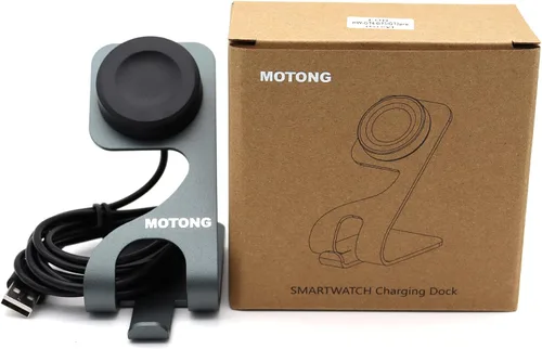 Vista 7 de MOTONG Compatible con Huawei Watch GT4 Base de carga USB, cargador USB de repuesto con base de escritorio para Huawei GT4 / Honor 4 Pro
