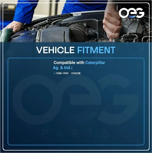 Vista 4 de OEG Parts Nuevo arrancador compatible con equipos de pavimentación Caterpillar CS433B Perkins 4-236 1068553, 1430537, 7C4622, 8T9685, 1280004092