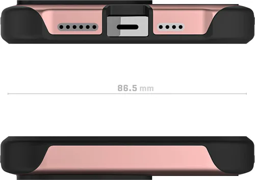Vista 9 de Ghostek ATOMIC - Funda delgada para iPhone 14 Pro Max para mujer, con anillo MagSafe, parte trasera transparente, a prueba de golpes, resistente