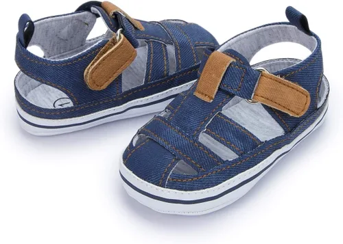 Vista 4 de Sandalias transpirables de primera calidad para bebés y niñas, zapatos de playa casuales para el verano, ligeros, con lazo de flor, suela de goma