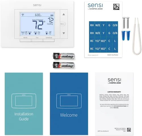 Vista 4 de Sensi - Termostato inteligente, 100 años de experiencia, Wi-Fi, privacidad de datos, programable, fácil de instalar, funciona con Alexa, certificado