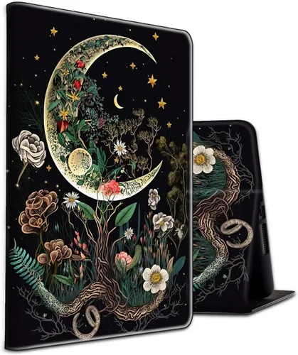 Vista 185 de Funda para tablet Fire 7 (12ª generación, versión 2022), delgada, a prueba de golpes, delgada, de piel sintética, con función de apagado/encendido