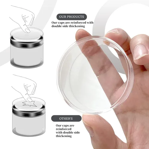 Vista 5 de Botella de vacío para frascos de crema, dispensador de loción cosmético sin aire con bomba - Contenedores de viaje para cremas, geles y lociones, a