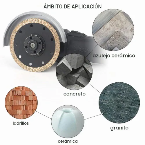 Vista 6 de 5 unids/lote 4 "Super Thin Mesh Turbo Blade Porcelana Azulejo Sierra Corte para Granito Mármol