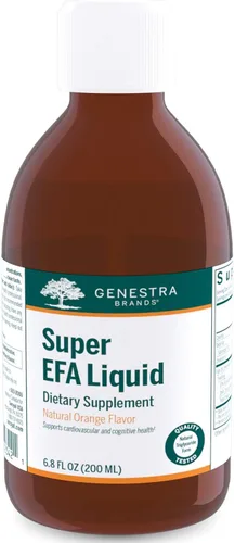 Vista 4 de Genestra Brands Super EFA Liquid Apoya la salud cardiovascular y el desarrollo del cerebro, los ojos y los nervios en los niños* 6.8 onzas