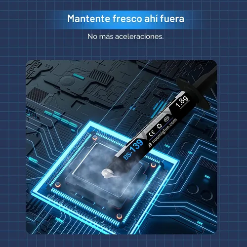 Vista 5 de Pasta térmica, 0.06 oz con kit de herramientas de pasta de CPU disipador térmico de pasta de compuesto térmico para IC/procesador/CPU/todos