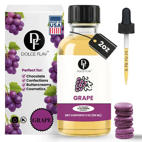 Vista 12 de Dolce Flav - Extracto de manzana 2 onzas soluble en aceite, kosher, sin azúcar, saborizante concentrado de manzana crujiente para hornear