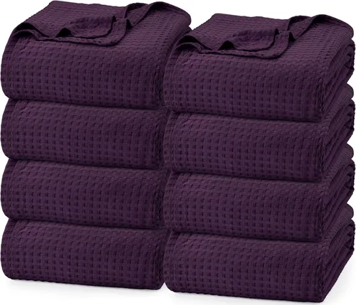 Vista 33 de Utopia Bedding Manta de gofre 100% algodón, tamaño individual, color negro, 90 x 72 pulgadas