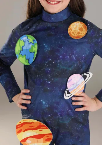 Vista 4 de Disfraz Gloriosa Galaxia para Niños Multicolor
