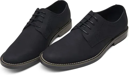 Vista 7 de Jousen Zapatos de vestir para hombre zapatos de vestir casuales retro para hombre