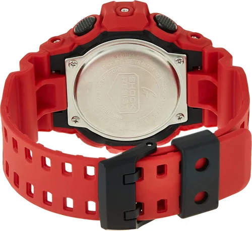 Vista 2 de Reloj Casio G-shock Ana Digi Red para hombre 6562ft resistente al agua con día y fecha GA-700-4A