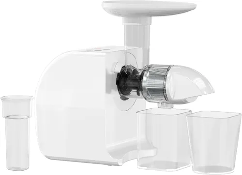 Vista 7 de MegaWise Exprimidor de masticación lenta de prensa en frío, tecnología silenciosa de prensa en frío, modos de doble velocidad, extractor de frutas
